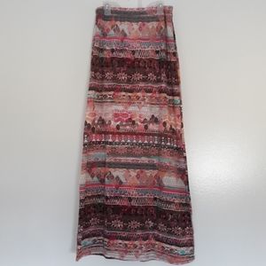 Printed Maxi Skirt for Fall